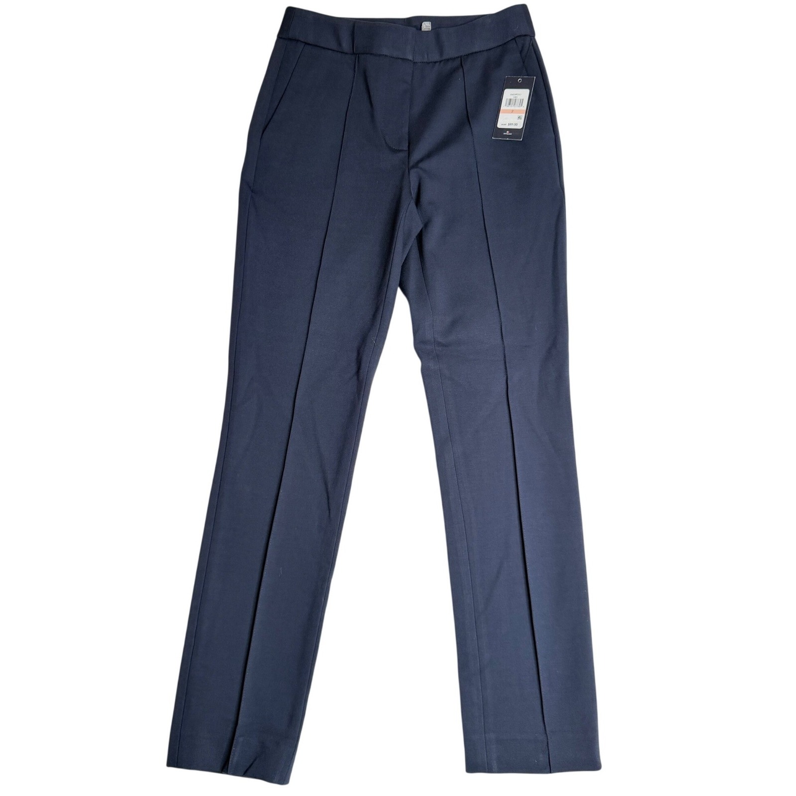 Tommy Hilfiger Suit Separates Slim Leg Dress Pants Navy Blue Womens 2